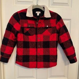 Boys black and red jacket. Winter, fall. Size S or 6/7